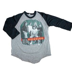 Vintage 1984 REO Speedwagon Raglan Shirt